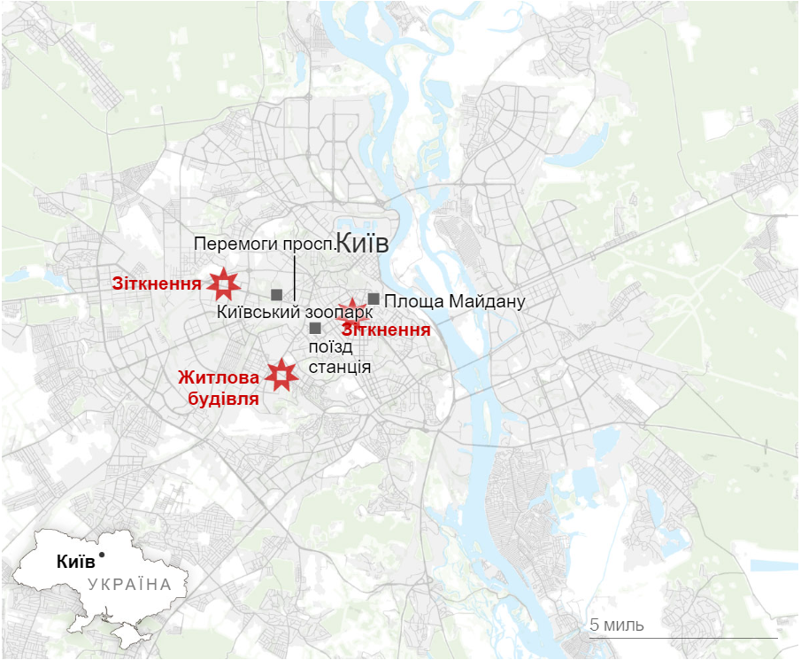 Наземний бій або вибухи